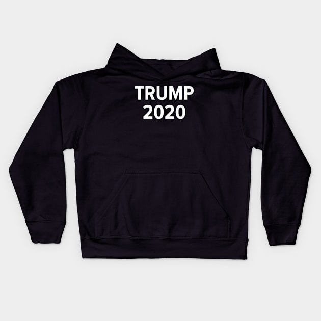 Donald Trump for President 2020 Kids Hoodie by FalconArt